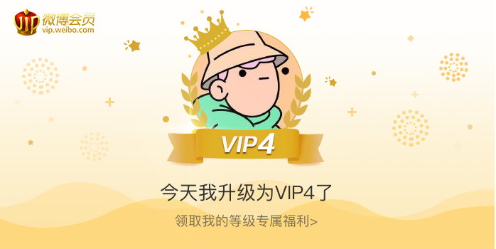 今天我升级为VIP4了