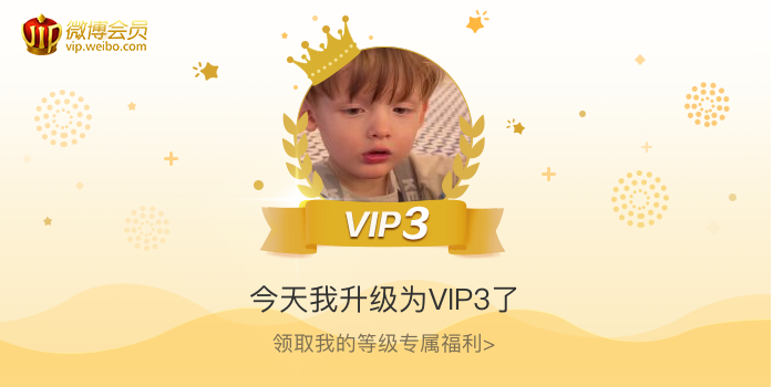 今天我升级为VIP3了