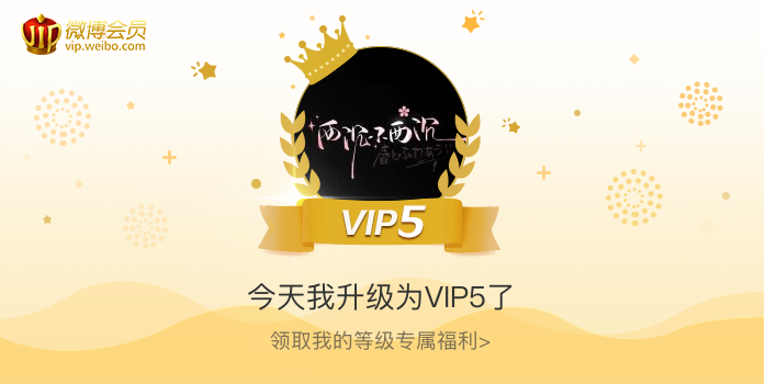 今天我升级为VIP5了