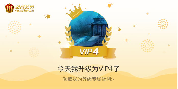 今天我升级为VIP4了