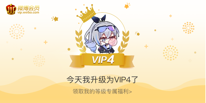 今天我升级为VIP4了