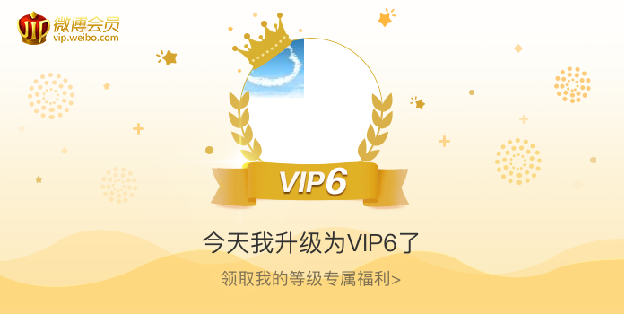 今天我升级为VIP6了