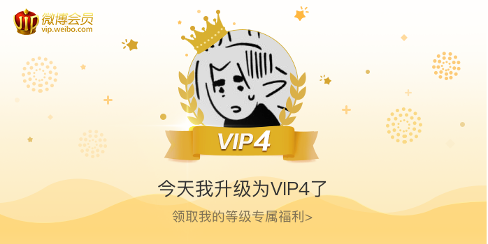 今天我升级为VIP4了