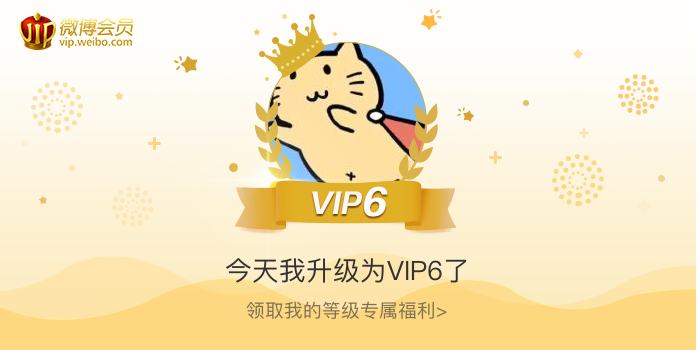 今天我升级为VIP6了