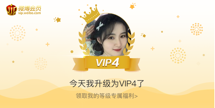 今天我升级为VIP4了