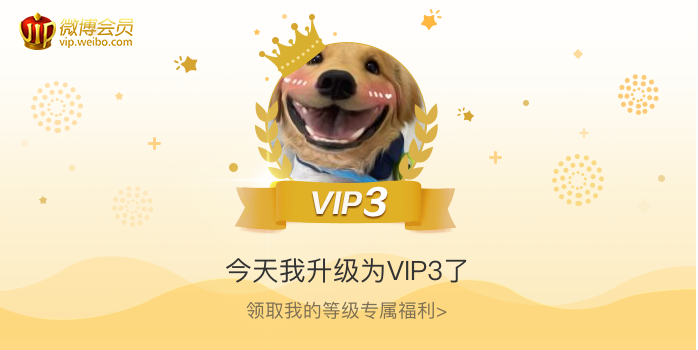 今天我升级为VIP3了