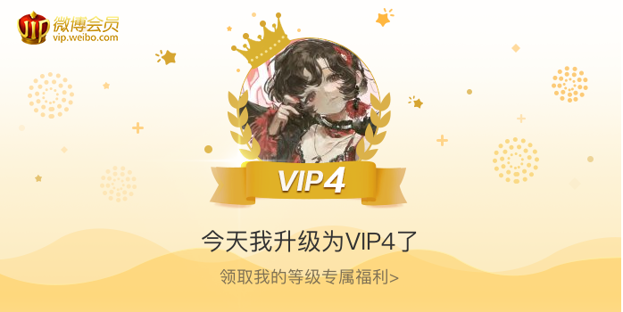 今天我升级为VIP4了