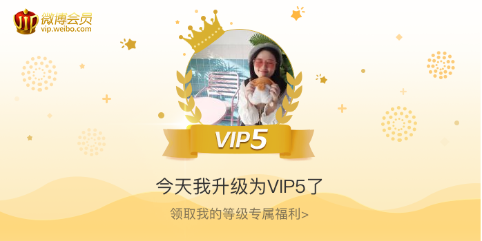 今天我升级为VIP5了