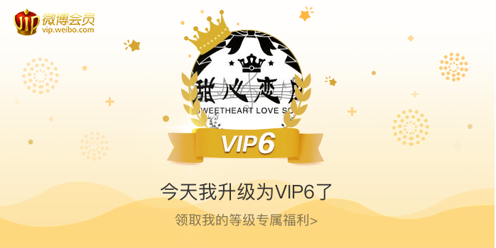 今天我升级为VIP6了