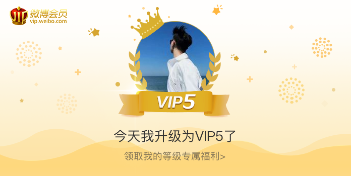 今天我升级为VIP5了