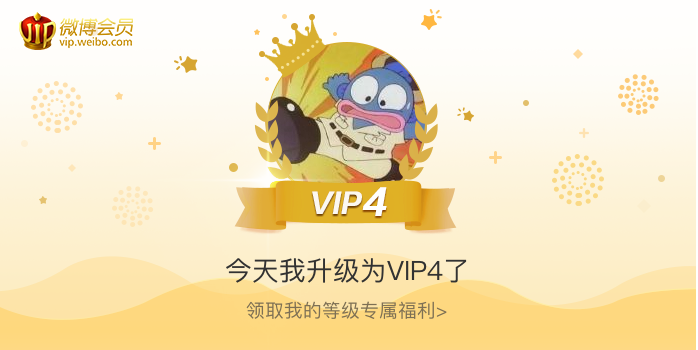 今天我升级为VIP4了