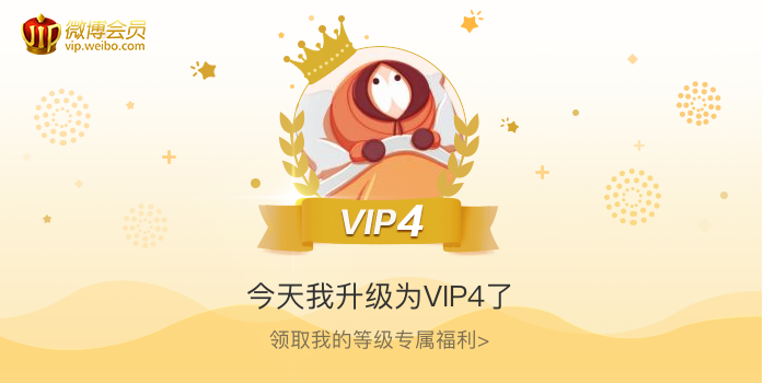 今天我升级为VIP4了