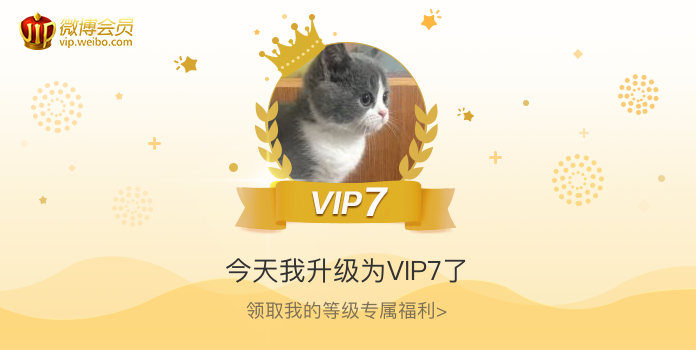 今天我升级为VIP7了