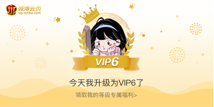 今天我升级为VIP6了