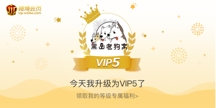 今天我升级为VIP5了