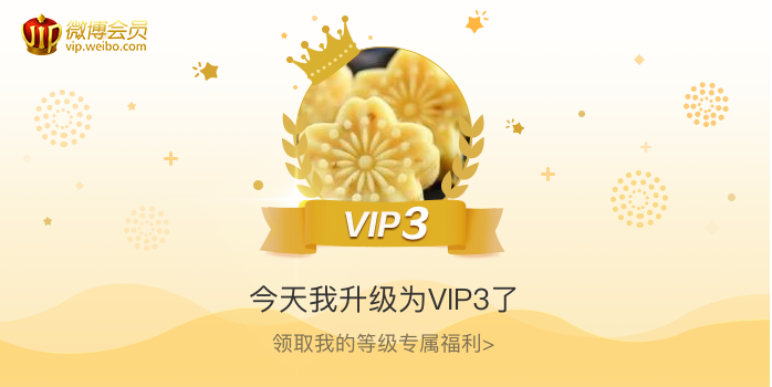 今天我升级为VIP3了