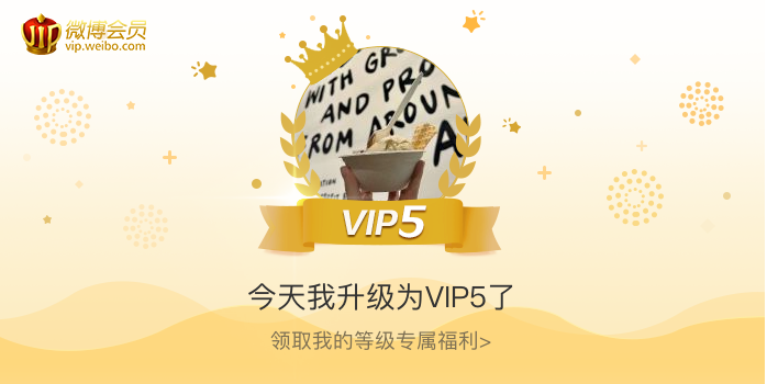 今天我升级为VIP5了