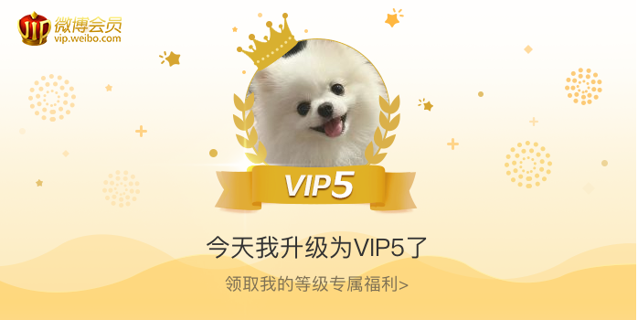 今天我升级为VIP5了