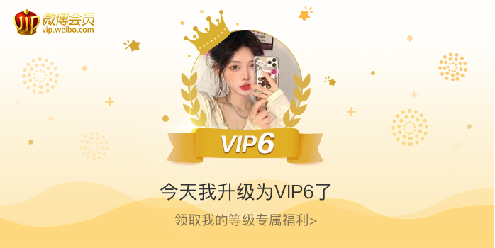 今天我升级为VIP6了