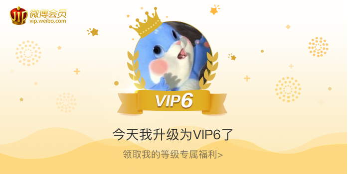 今天我升级为VIP6了