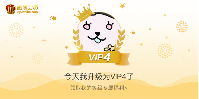 今天我升级为VIP4了