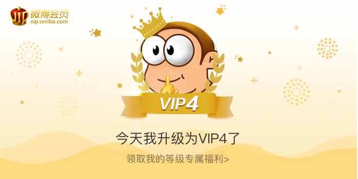 今天我升级为VIP4了