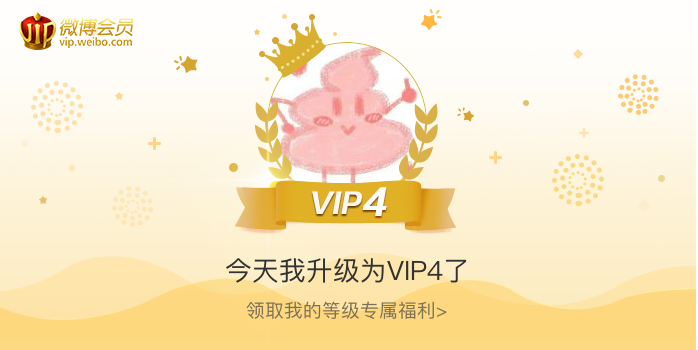 今天我升级为VIP4了