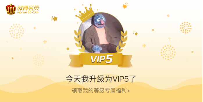 今天我升级为VIP5了