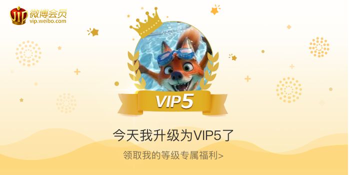 今天我升级为VIP5了